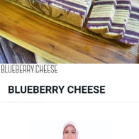 Kek Lapis Perak (Blueberry Cheese)