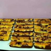 Kek tapak kuda Nutella