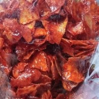 Kerepek ubi pedas basah ready stock