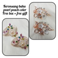 Kerongsang bahu mutiara asli