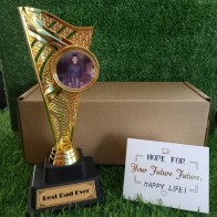 Trofi Customize | Trophy Customize | Gift | Oscar Award | Appreciation Award | Boleh Letak Gambar Dan Ayat