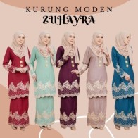 Kurung Moden Zuhayra Sulam