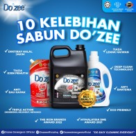 Fast Shipping!!! Sabun Pencuci Pakaian DO'ZEE 10kg 4 in 1 (HALAL)