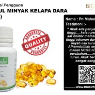 VCOS Capsule Biorich (Minyak Kelapa Dara)