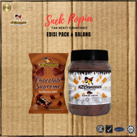 Kulit Popia perisa Choclate dalam balang Nz Crunchies