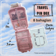 TRAVEL PIN BOX / BEKAS SIMPAN PIN KERONGSANG BROOCH