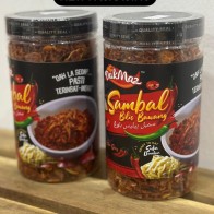  DakMazSambal: Botol 200g  sambal ikan bilis bawang yang kering rangup dan tidak berminyak