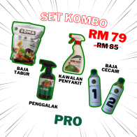 FARA ORGANIC - SET KOMBO lengkap tanaman baja pokok organik