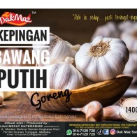  Kepingan Bawang Putih Goreng : Botol 140g