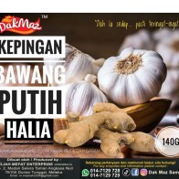 Kepingan Bawang Putih & Halia : Botol 140g