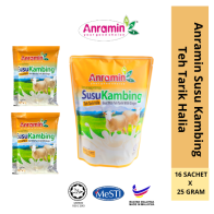 ANRAMIN Susu Kambing Teh Tarik Halia (16'sx 25g)