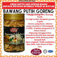 BAWANG PUTIH GORENG DARA SEKURUN