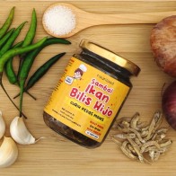 NOURIFOOD Sambal Ikan Bilis Hijo Gurih Pedas Manis  200g