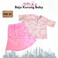 BAJU KURUNG COTTON - PINK