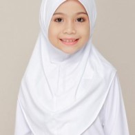 TUDUNG SEKOLAH SUMAYYAH - PUTIH