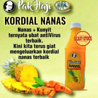 Kordial Nenas + Kunyit Hpa (1 liter)