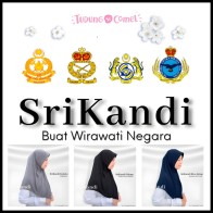 Tudung Uniform Seragam Polis Askar Imigresen Awning Scuba