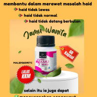 Kurangkan keputihan & lancarkan haid dengan Kapsul Jamu Wanita (LULUS KKM)