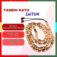 TASBIH KAYU ZAITUN ASLI 99 BIJI DOORGIFT MURAH