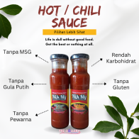 NIKMY Sos Cili / Sos Pedas Healthy Chilli Sauce / Hot Sauce (175 Gram - 1 Botol)