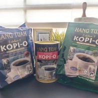 KOPI HANG TUAH KOPI 'O' 2 DALAM 1(PEK HIJAU/PEK BIRU),KOPI 'O' TANPA GULA/TERUS DARI KILANG,BLACK COFFEE FROM ROBUSTA BEANS(BIRU)DARK-RASA KOPI YANG KAWWW!!!