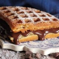 coklat waffle