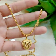 Rantai Leher Emas Suasa + Loket 18k