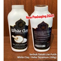 Serbuk Tanah Liat Putih / White Clay / Debu Tayamum (200 g)