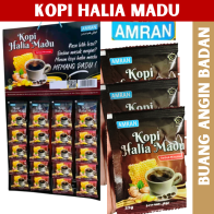 AMRAN Minuman Kopi Halia Madu Powdered Premix Organik Bukan Halia Bentong Buang Angin Dalam Badan Ginger Coffee