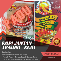 Kopi Jantan Merah Kopi Strong Red Coffee 2A Kopi Sachet Kopi Merah Asli Kopi Lelaki Asli Kopi 23 Grams Kopi Otot Original