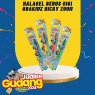 ORAKIDZ™ Toothbrush | HALAGEL® Toothbrush | Berus Gigi Kanak-Kanak | 