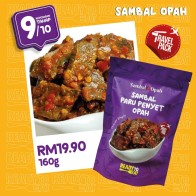 Travel Pack XL Sambal Paru Penyet Opah 