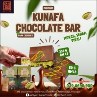 Coklat Kunafa Premium Viral Murah - 80GM
