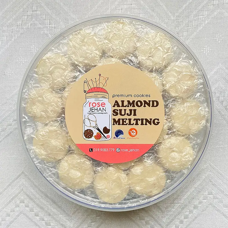 Cookies Almond Suji Melting