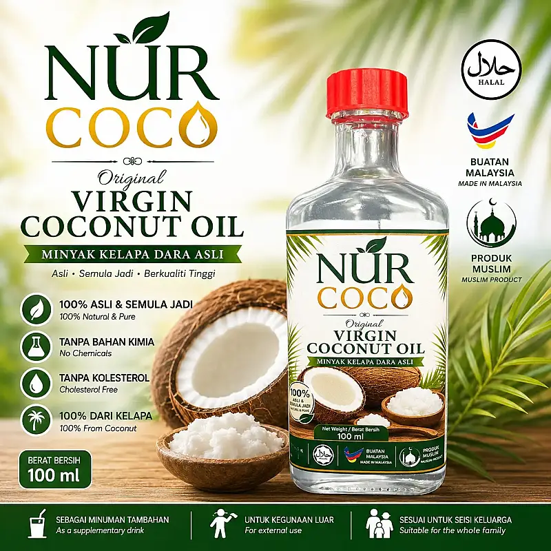 Nur Coco Original Virgin Coconut Oil 100ml