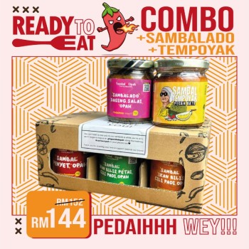 Combo + Tempoyak + Sambalado Daging Salai 