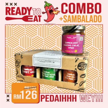 Combo + Sambalado Daging Salai 