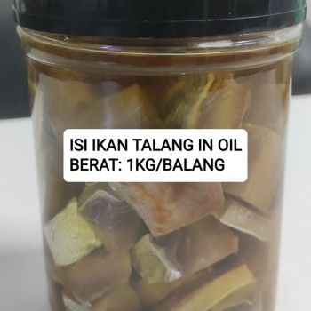 Isi Ikan Talang dalam Minyak 1kg/balang