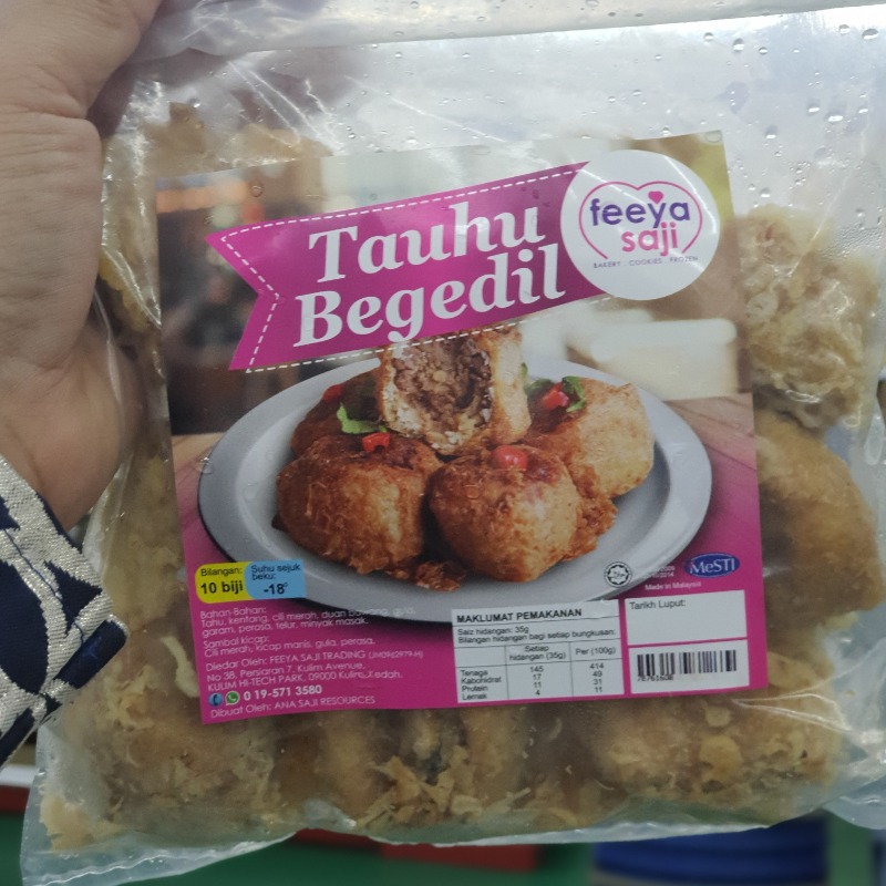 Feeya Saji Tauhu Bergedil Daging