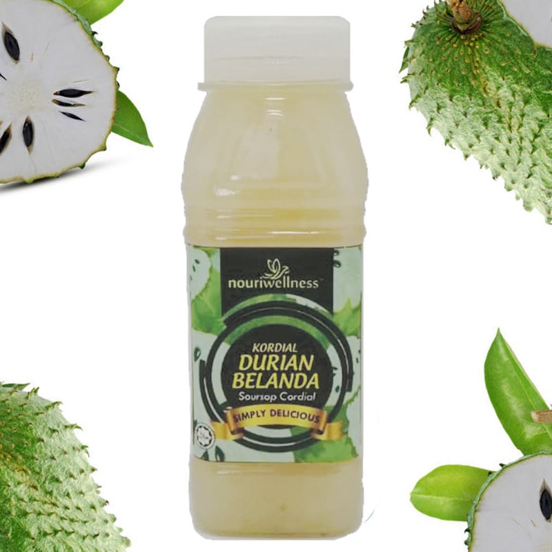 Nouriwellness Kordial Durian Belanda Soursop Cordial 250ml 5708